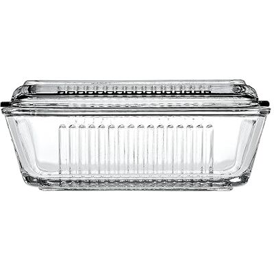 Pasabahce Beurrier en verre/pot à beurre Pasabahce Beurrier en verre/pot à beurre