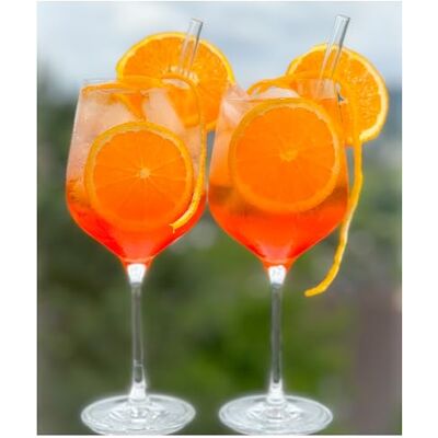 Topkapi Aperol Lot de 6 Verres à Cocktail Laura XL 450 ml Topkapi Aperol Lot de 6 Verres à Cocktail Laura XL 450 ml