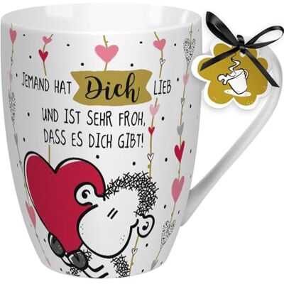 Sheepworld Lieblingstasse DICH: "Jemand hat Dich lieb und ist sehr froh, dass es Dich gibt! Sheepworld Lieblingstasse DICH: "Jemand hat Dich lieb und ist sehr froh, dass es Dich gibt!