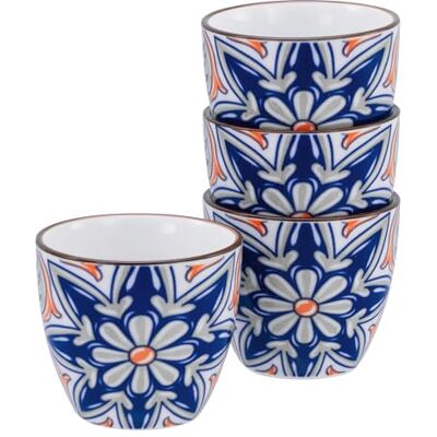 Bleu Bavarois - Ensemble de 4 Tasses à Espresso Bleu Bavarois - Ensemble de 4 Tasses à Espresso
