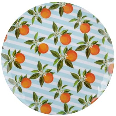 Altri Brand Assiette en mélamine orange - Assiette Altri Brand Assiette en mélamine orange - Assiette