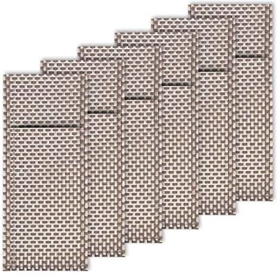 Westmark Lot de 6 pochettes à serviettes/couverts en matière synthétique 24 x 9 cm Salee Edition Elegance, gris/argent 01210344250 Westmark Lot de 6 pochettes à serviettes/couverts en matière synthétique 24 x 9 cm Salee Edition Elegance, gris/argent 01210344250
