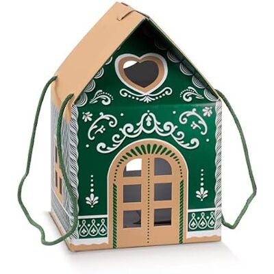 Scotton Boîte cadeau en forme de maison (20 x 20 x 18 cm, KRAFT) Scotton Boîte cadeau en forme de maison (20 x 20 x 18 cm, KRAFT)