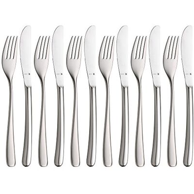 WMF Vision / 1271566330 Couverts à dessert/petit-déjeuner Cromargan Protect® 12 pièces WMF Vision / 1271566330 Couverts à dessert/petit-déjeuner Cromargan Protect® 12 pièces