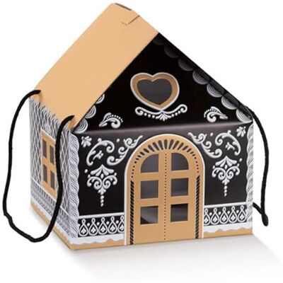 Scotton BOÎTE CADEAU FORME BOÎTE (24,5 x 24,5 x 15 cm, BLACK) Scotton BOÎTE CADEAU FORME BOÎTE (24,5 x 24,5 x 15 cm, BLACK)