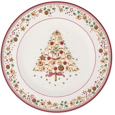 Villeroy & Boch Winter Bakery Delight assiette de présentation, assiette de service décorative en porcelaine de premium, rouge/multicolore, 32 cm Villeroy & Boch Winter Bakery Delight assiette de présentation, assiette de service décorative en porcelaine de premium, rouge/multicolore, 32 cm