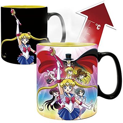 ABYSTYLE SAILOR MOON Mug Heat Change 460 ml Groupe ABYSTYLE SAILOR MOON Mug Heat Change 460 ml Groupe