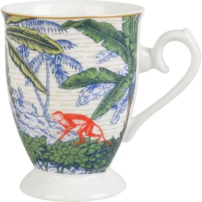 GENEVIEVE LETHU 535736 Mug de 33 cl en Porcelaine Collection SARUMBAYA Décor Fleurs Mug à café, thé, tisane dans boîte coffret GENEVIEVE LETHU 535736 Mug de 33 cl en Porcelaine Collection SARUMBAYA Décor Fleurs Mug à café, thé, tisane dans boîte coffret