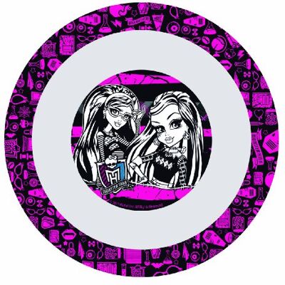 Joy Toy Monster High 737291 Assiette à Soupe en mélamine Monster High Joy Toy Monster High 737291 Assiette à Soupe en mélamine Monster High