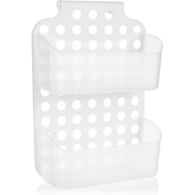 com-four ® Panier de douche avec 2 compartiments, support de gel douche etagere douche com-four ® Panier de douche avec 2 compartiments, support de gel douche etagere douche