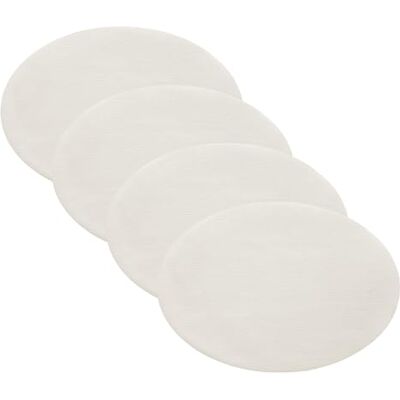 Elrene Villeroy & Boch Manufacture Rock Lot de 4 sets de table ovales réversibles en cuir synthétique Blanc Elrene Villeroy & Boch Manufacture Rock Lot de 4 sets de table ovales réversibles en cuir synthétique Blanc