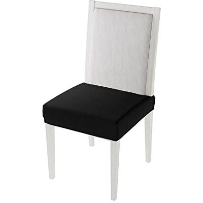 Italian Bed Linen Più Bello PB-NE Lot de 2 housses de siège en polyester, noir, unique Italian Bed Linen Più Bello PB-NE Lot de 2 housses de siège en polyester, noir, unique
