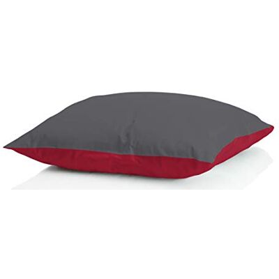 MB HOME BASIC N.2 Oreillers d'hiver Islande, bordeaux/gris foncé, 50 x 80 cm MB HOME BASIC N.2 Oreillers d'hiver Islande, bordeaux/gris foncé, 50 x 80 cm