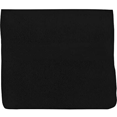 Soleil d'ocre , Lagune Serviette de Toilette, Coton 500 Gr/m2, Noir, 50x90 cm Soleil d'ocre , Lagune Serviette de Toilette, Coton 500 Gr/m2, Noir, 50x90 cm