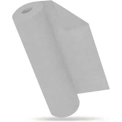 Moderno Chemin de table en non-tissé gris argenté Décoration de table pour anniversaire, mariage 30 cm x 25 m Moderno Chemin de table en non-tissé gris argenté Décoration de table pour anniversaire, mariage 30 cm x 25 m