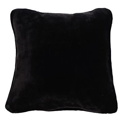Gözze Housse de coussin haut de gamme en cachemire, Polyester, Couleur : Noir, 50 x 50 x 5 cm, 2-unités, 40128-94-050050 Gözze Housse de coussin haut de gamme en cachemire, Polyester, Couleur : Noir, 50 x 50 x 5 cm, 2-unités, 40128-94-050050