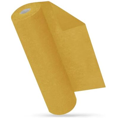 Moderno Chemin de table en non-tissé Jaune moutarde 30 cm x 25 m Moderno Chemin de table en non-tissé Jaune moutarde 30 cm x 25 m