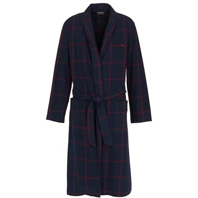Giorgio Armani Tartan Flanel Dressing Gown Robe de chambre Homme Giorgio Armani Tartan Flanel Dressing Gown Robe de chambre Homme