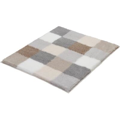 Kleine Wolke Tapis de bain CARO coloris cachemire 55 x 65 cm Certifié OEKO-TEX, envers antidérapant, compatible chauffage au sol, lavable en machine, 100% polyacrylique Kleine Wolke Tapis de bain CARO coloris cachemire 55 x 65 cm Certifié OEKO-TEX, envers antidérapant, compatible chauffage au sol, lavable en machine, 100% polyacrylique