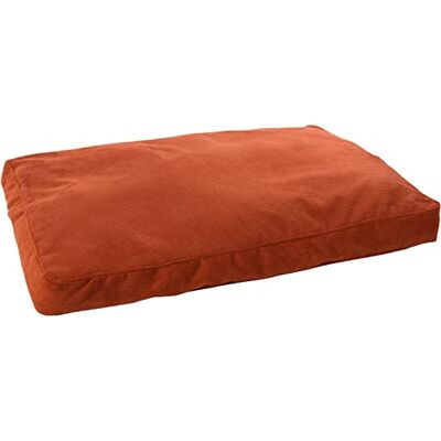 FLAMINGO Coussin Celeste RECTANGULAIRE + Fermeture Eclair + Rebord Cognac 100x70x12CM FLAMINGO Coussin Celeste RECTANGULAIRE + Fermeture Eclair + Rebord Cognac 100x70x12CM