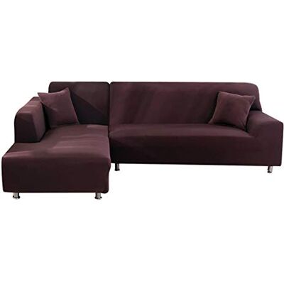 Jianyana House de canapé, Extensible, en Polyester et élasthanne, avec 2 Housses de Coussins, pour canapé en Taille L Jianyana House de canapé, Extensible, en Polyester et élasthanne, avec 2 Housses de Coussins, pour canapé en Taille L