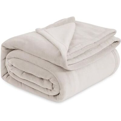 Bedsure Couverture douillette en polaire – Couverture chaude et douce pour l'hiver, couverture de canapé, taille XXL, 230 x 270 cm, beige Bedsure Couverture douillette en polaire – Couverture chaude et douce pour l'hiver, couverture de canapé, taille XXL, 230 x 270 cm, beige