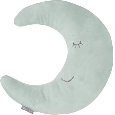 roba Coussin Décoratif pour Chambre d'Enfant en Forme de Lune Style 30 x 25 cm Oreiller Bébé en Peluche Visage Souriant Brodé Vert Givré roba Coussin Décoratif pour Chambre d'Enfant en Forme de Lune Style 30 x 25 cm Oreiller Bébé en Peluche Visage Souriant Brodé Vert Givré