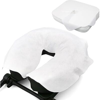 Luriseminger 100pcs Protege Têtière pour Table de Massage, 36 x 27cm Coussin Jetable pour I'appui-tête de la Table de Massage Serviettes Jetables pour Fente Nasale (100pcs) Luriseminger 100pcs Protege Têtière pour Table de Massage, 36 x 27cm Coussin Jetable pour I'appui-tête de la Table de Massage Serviettes Jetables pour Fente Nasale (100pcs)