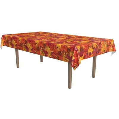Beistle léopard Feuille d'automne Nappe Beistle léopard Feuille d'automne Nappe