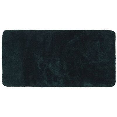 Sealskin Angora Tapis de bain en polyester Vert foncé 70 x 140 cm Sealskin Angora Tapis de bain en polyester Vert foncé 70 x 140 cm