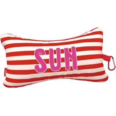 moses . Fernweh Mini coussin de lecture Sun – Coussin de nuque pour voyage avec mousqueton pratique, coussin compact pour voiture, avion et plage, coussin de voyage ergonomique avec design estival moses . Fernweh Mini coussin de lecture Sun – Coussin de nuque pour voyage avec mousqueton pratique, coussin compact pour voiture, avion et plage, coussin de voyage ergonomique avec design estival