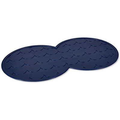 Sous-plat en caoutchouc Petface pour chien Marine - Sous-plat pour bol de chien Sous-plat en caoutchouc Petface pour chien Marine - Sous-plat pour bol de chien