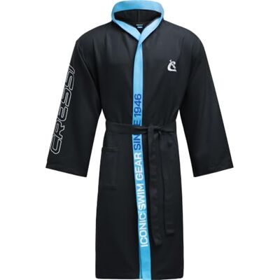 CRESSI Microfiber Bathrobe Peignoir Homme et Femme Microfibre 100% Séchage Rapide, Poches, Capuche, Ceinture, Salle de Sport, Piscine, Mer, Maison, Voyages Mixte (lot de 1) CRESSI Microfiber Bathrobe Peignoir Homme et Femme Microfibre 100% Séchage Rapide, Poches, Capuche, Ceinture, Salle de Sport, Piscine, Mer, Maison, Voyages Mixte (lot de 1)