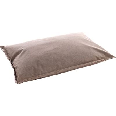 FLAMINGO Coussin Lotta RECTANGULAIRE + Fermeture Eclair Taupe 100x70x15CM FLAMINGO Coussin Lotta RECTANGULAIRE + Fermeture Eclair Taupe 100x70x15CM