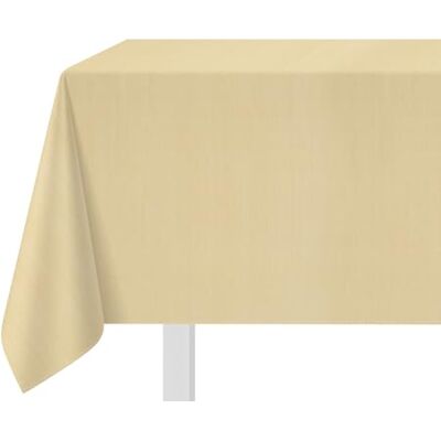 KASANOVA Nappe de Noël beige brillant en coton beige textile table et cuisine KASANOVA Nappe de Noël beige brillant en coton beige textile table et cuisine