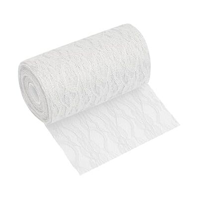 Moderno Chemin de table en dentelle blanche (15 cm x 20 m) Ruban décoratif de qualité supérieure pour mariages, baptêmes, décoration de table festive pour occasions spéciales Moderno Chemin de table en dentelle blanche (15 cm x 20 m) Ruban décoratif de qualité supérieure pour mariages, baptêmes, décoration de table festive pour occasions spéciales