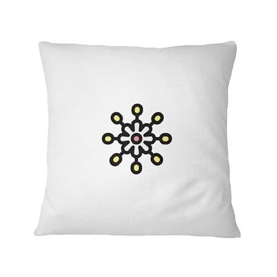 Bona Basics , Taie d'oreiller décorative Décoration de la Maison pour canapé, cafétéria, Taille: 60x60 cm, Couleur: Blanc Bona Basics , Taie d'oreiller décorative Décoration de la Maison pour canapé, cafétéria, Taille: 60x60 cm, Couleur: Blanc