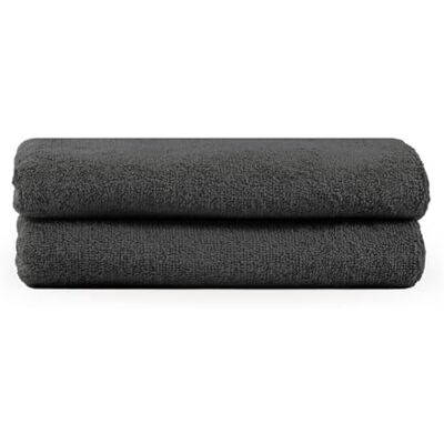 Blumtal Essuie Main Anthracite Lot De 2 Serviette Main Coton Serviette De Toilette 50x100 Certifié Oeko-TEX® Blumtal Essuie Main Anthracite Lot De 2 Serviette Main Coton Serviette De Toilette 50x100 Certifié Oeko-TEX®