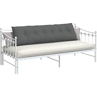 vidaXL Coussin de Dos Gris foncé 180 x 19 x 50 cm tissu vidaXL Coussin de Dos Gris foncé 180 x 19 x 50 cm tissu