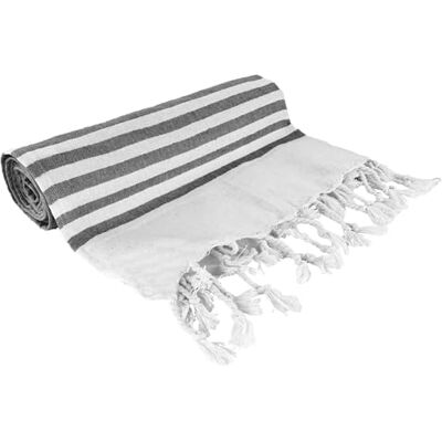 SoNiT home decor Serviette de plage en coton Serviette de plage légère Serviette de plage en coton Serviettes de plage 100 % coton Fumée 90 x 170 cm SoNiT home decor Serviette de plage en coton Serviette de plage légère Serviette de plage en coton Serviettes de plage 100 % coton Fumée 90 x 170 cm