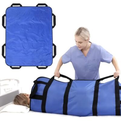 dijiusidy Drap de glissement, matelas de positionnement pour,bleu royal poignées dijiusidy Drap de glissement, matelas de positionnement pour,bleu royal poignées