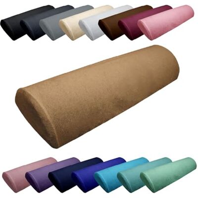 Vivezen Drap housse de protection en éponge pour coussin demi-rond 66 cm x 22 cm x 12 cm de table de massage Plusieurs coloris Vivezen Drap housse de protection en éponge pour coussin demi-rond 66 cm x 22 cm x 12 cm de table de massage Plusieurs coloris