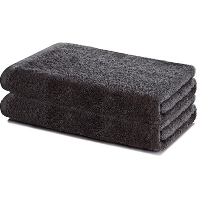 Lavea ® Lot de 2 Draps de Douche 60x120 cm Anthracite 100% Coton – Serviettes, Draps de Douche & Sets de Serviettes Doux et Très Absorbants, Certifiés OEKO-TEX® Lavea ® Lot de 2 Draps de Douche 60x120 cm Anthracite 100% Coton – Serviettes, Draps de Douche & Sets de Serviettes Doux et Très Absorbants, Certifiés OEKO-TEX®
