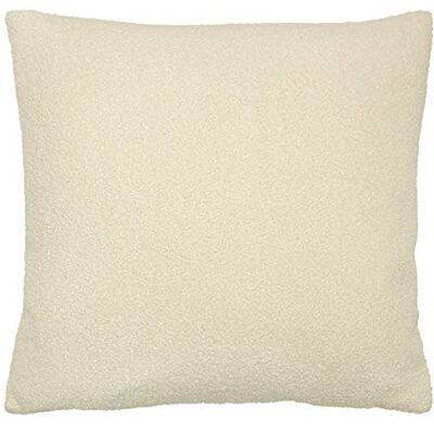 Furn. Malham Housse de coussin carré en molleton shearling - Ivoire - Taille unique Furn. Malham Housse de coussin carré en molleton shearling - Ivoire - Taille unique