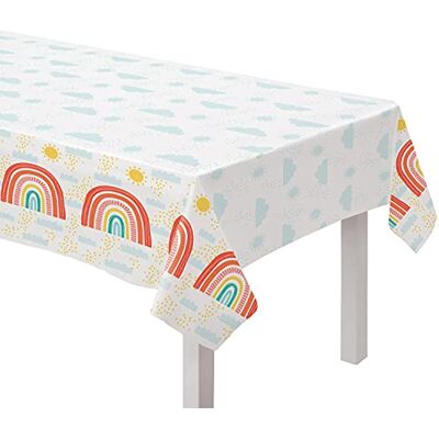 amscan 9911792 Nappe en papier arc-en-ciel 120 x 180 cm Décoration de table pour enfant Anniversaire à thème amscan 9911792 Nappe en papier arc-en-ciel 120 x 180 cm Décoration de table pour enfant Anniversaire à thème
