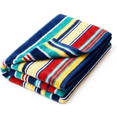 Superior Serviettes de plage luxueuses 100% coton, surdimensionnées, 86,4 x 162,6 cm, coton doux et éponge absorbant, serviettes de plage épaisses et pelucheuses à rayures – Rayures multicolores Superior Serviettes de plage luxueuses 100% coton, surdimensionnées, 86,4 x 162,6 cm, coton doux et éponge absorbant, serviettes de plage épaisses et pelucheuses à rayures – Rayures multicolores
