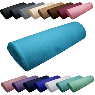 Vivezen Drap housse de protection en éponge pour coussin demi-rond 66 cm x 22 cm x 12 cm de table de massage Plusieurs coloris Vivezen Drap housse de protection en éponge pour coussin demi-rond 66 cm x 22 cm x 12 cm de table de massage Plusieurs coloris
