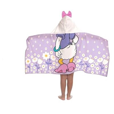 Jay Franco Disney Mickey et ses amis Daisy Serviette à capuche – 56 x 56 cm – Serviette de bain super douce pour enfants, plage, piscine et voyage, produit sous licence officielle, violet Jay Franco Disney Mickey et ses amis Daisy Serviette à capuche – 56 x 56 cm – Serviette de bain super douce pour enfants, plage, piscine et voyage, produit sous licence officielle, violet