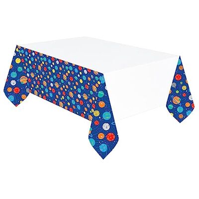 amscan 572278 – Nappe en plastique pour fête d'anniversaire d'enfants Blast Off Space – 1,37 m x 2,6 m amscan 572278 – Nappe en plastique pour fête d'anniversaire d'enfants Blast Off Space – 1,37 m x 2,6 m
