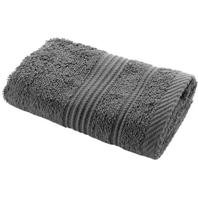 Douceur d'Intérieur , Serviette Invite 30 x 50 cm Anthracite, 100% Coton, Tendresse Douceur d'Intérieur , Serviette Invite 30 x 50 cm Anthracite, 100% Coton, Tendresse